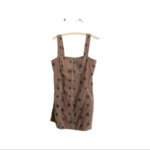 Cute corduroy dress with stars